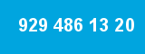 929 486 13 20 929 486 13 20